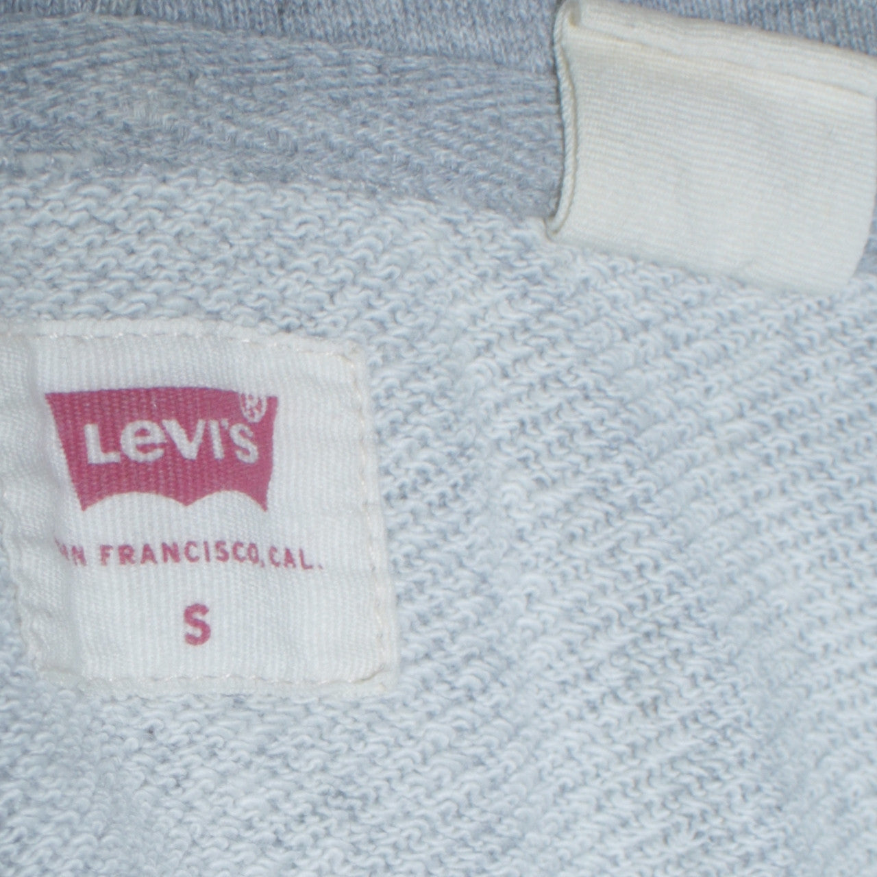 Levi's Men's Grey Graphic Logo Pullover Hoodie Size S