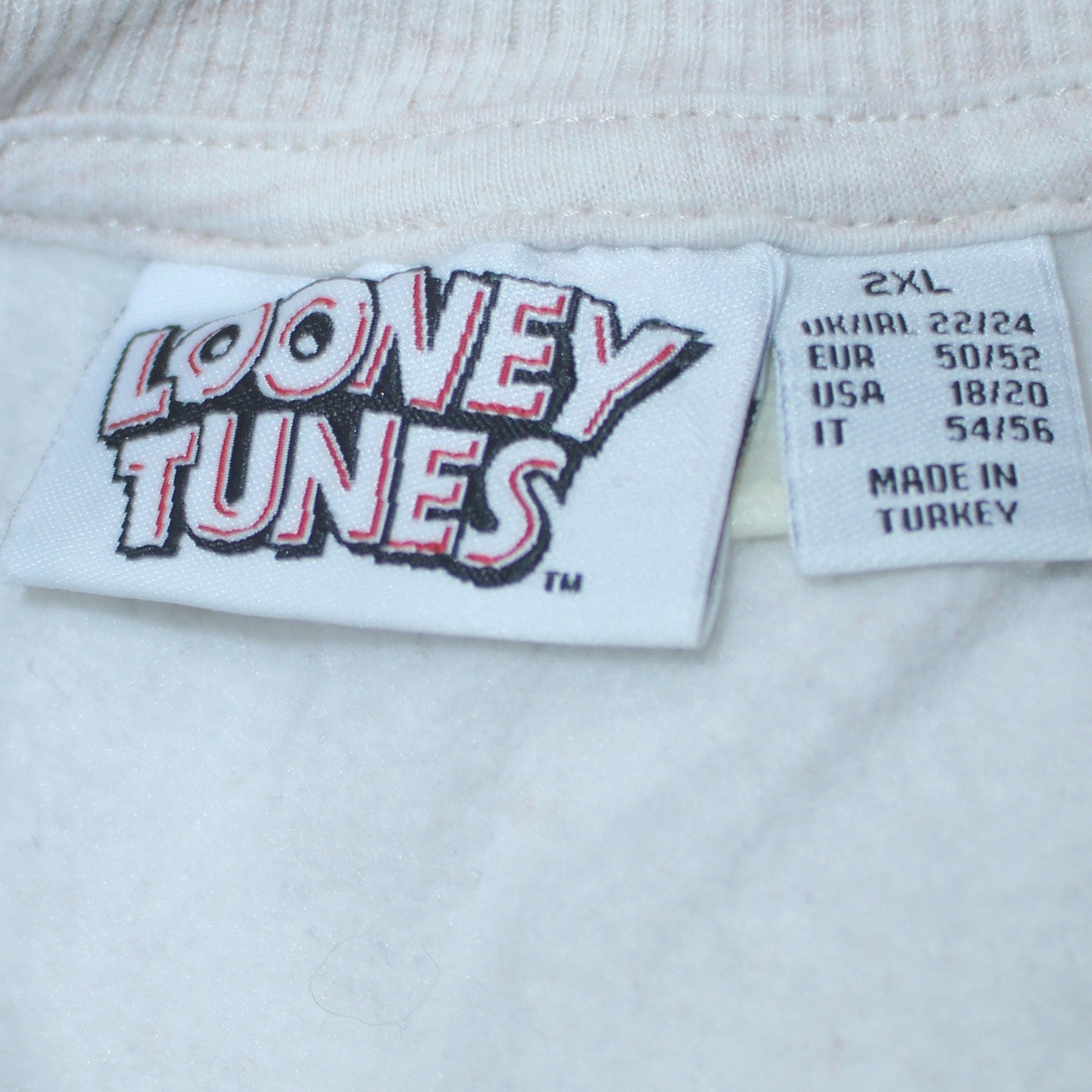 Primark Cares Looney Tunes Womens Beige 2XL Tweety Print Sweatshirt