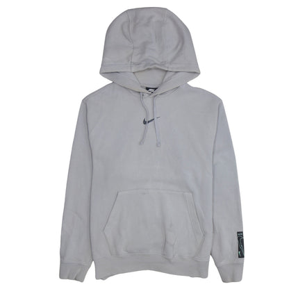 Nike Men's Grey Pullover Hoodie S Classic Fit Sportswear