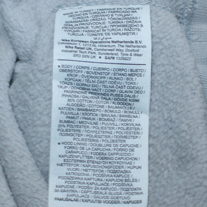 Nike Men's Grey Pullover Hoodie S Classic Fit Sportswear