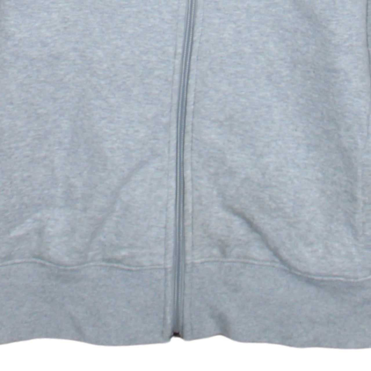 Adidas Womens Grey Full Zip Hoodie Size 12 Classic 3-Stripes