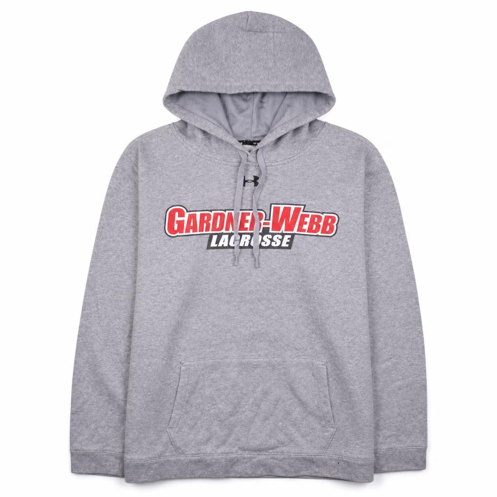 Under Armour Men's Grey XL Pullover Hoodie Gardner-Webb Lacrosse