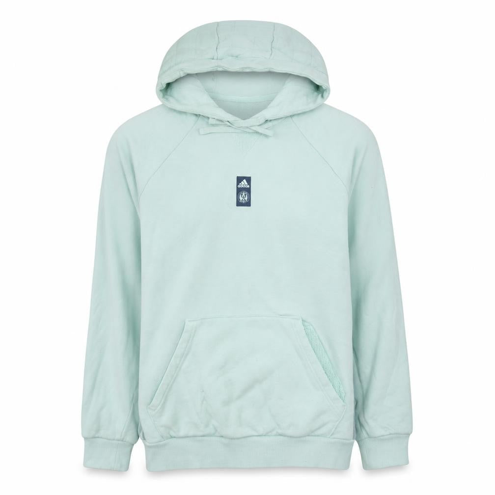 Adidas Men's Mint Green Pullover Hoodie Small Cotton Fleece