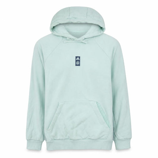 Adidas Men's Mint Green Pullover Hoodie Small Cotton Fleece