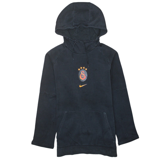Nike Men's Black Small Pullover Hoodie Galatasaray Logo Sweatshirt