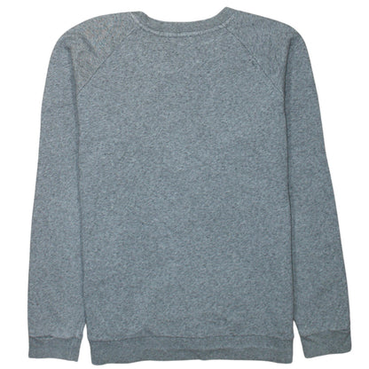 Levi's Men's Grey Small Crew Neck Logo Sweatshirt Pullover