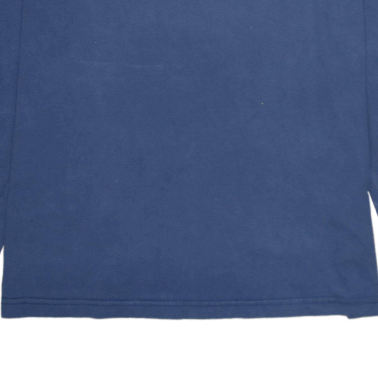Quiksilver Men Blue Mock Neck Long Sleeve Cotton Sweatshirt L