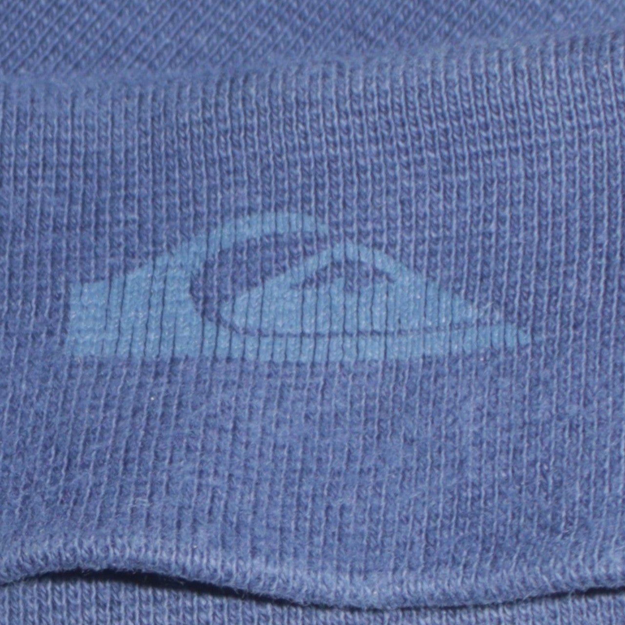 Quiksilver Men Blue Mock Neck Long Sleeve Cotton Sweatshirt L