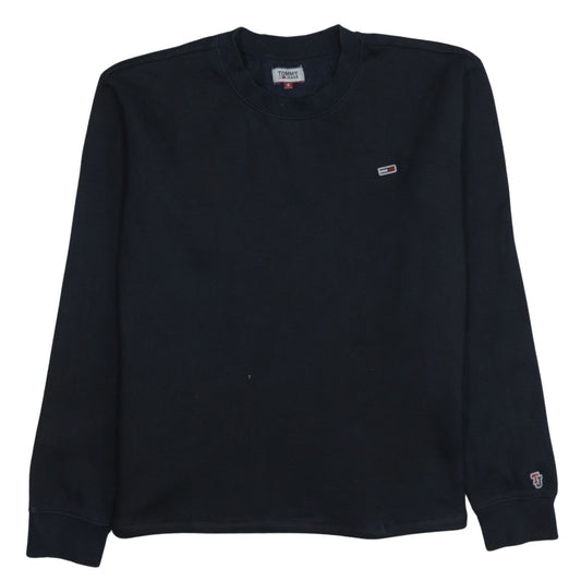Tommy Jeans Men’s Blue Logo Crew Neck Sweatshirt Size S