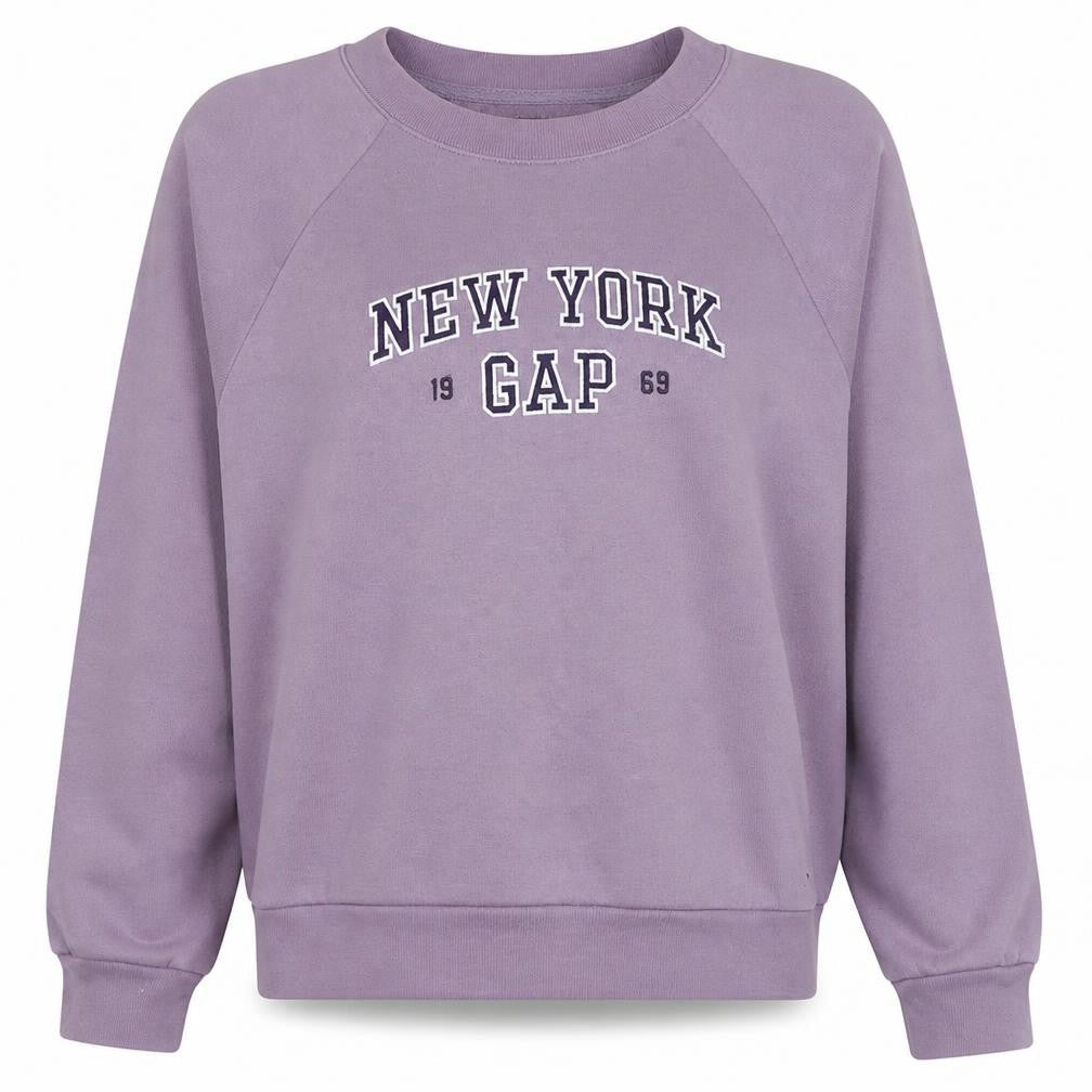 Gap Women's Purple New York 1969 Pullover Sweatshirt Size L