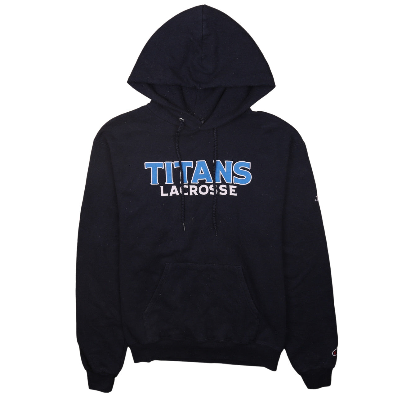 Champion Womens Black Titans Lacrosse Pullover Hoodie Size S