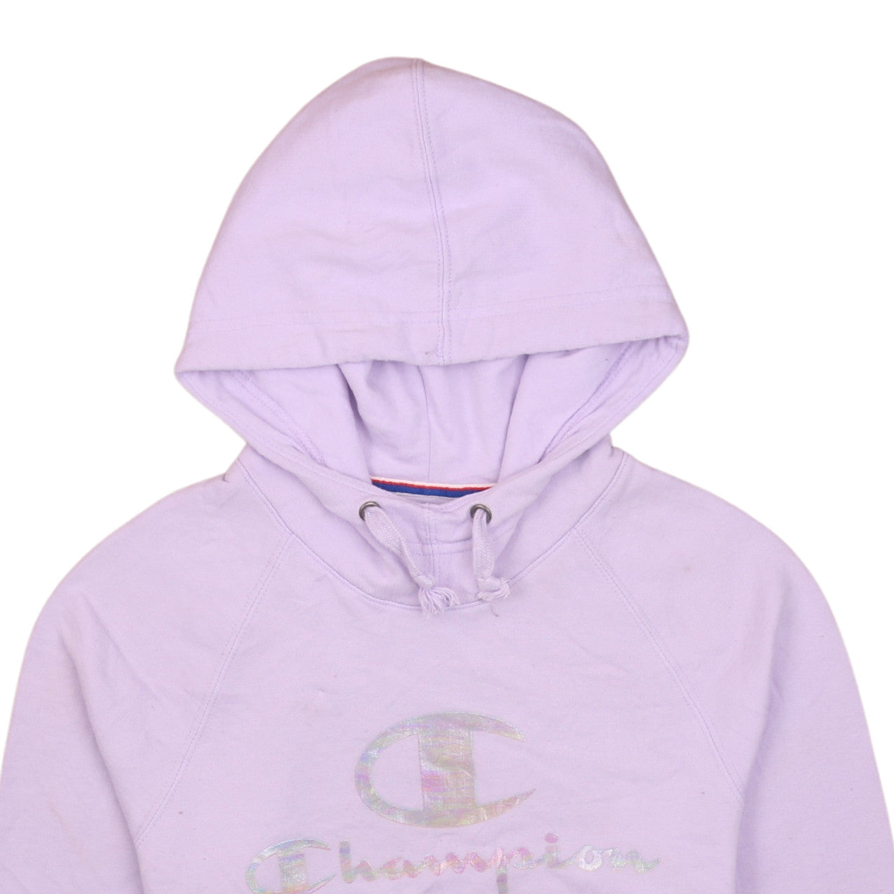 Champion Womens Lilac Pullover Hoodie Small Logo Athleticwear
