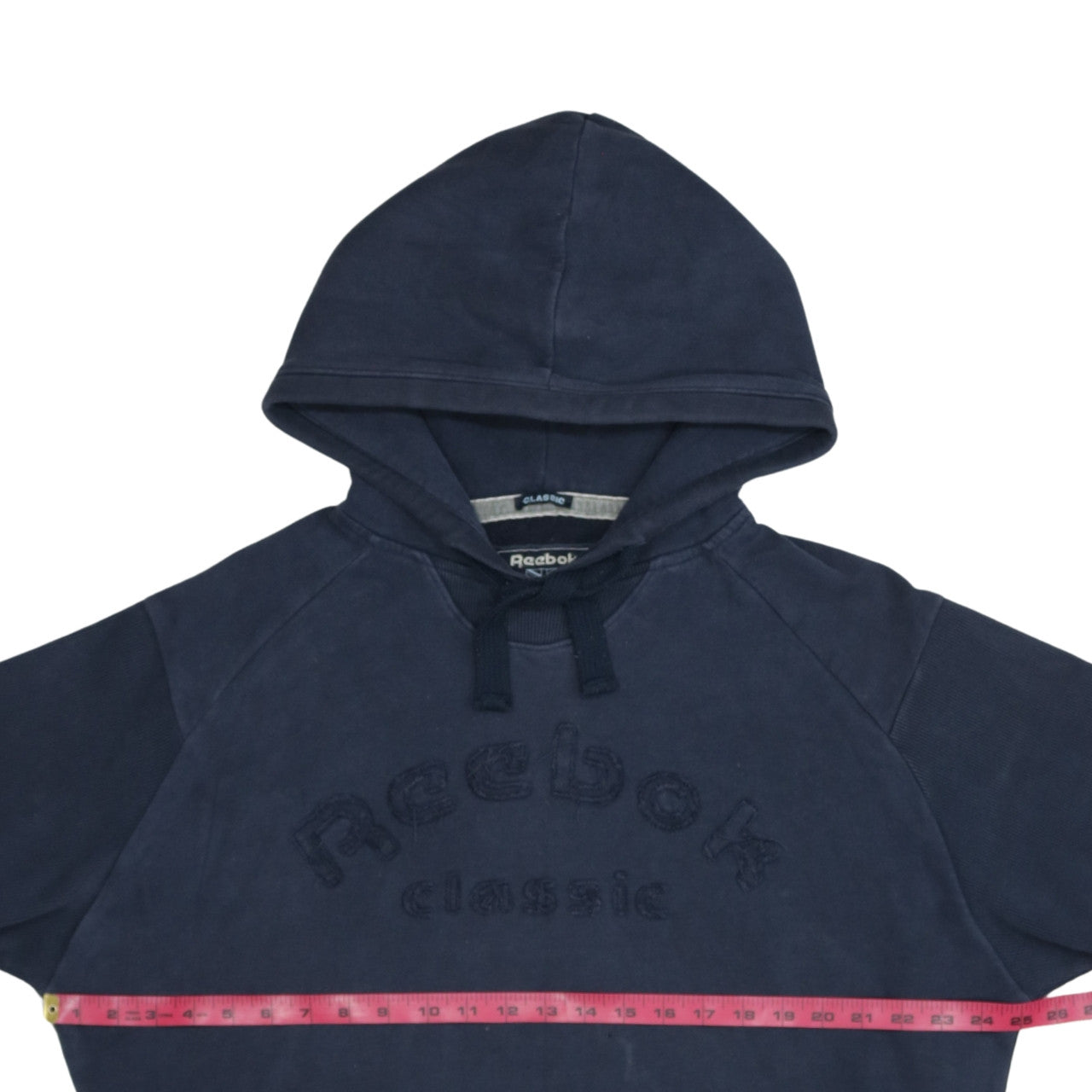 Reebok Classic Women's Navy Pullover Hoodie XL Cotton Blend Casual