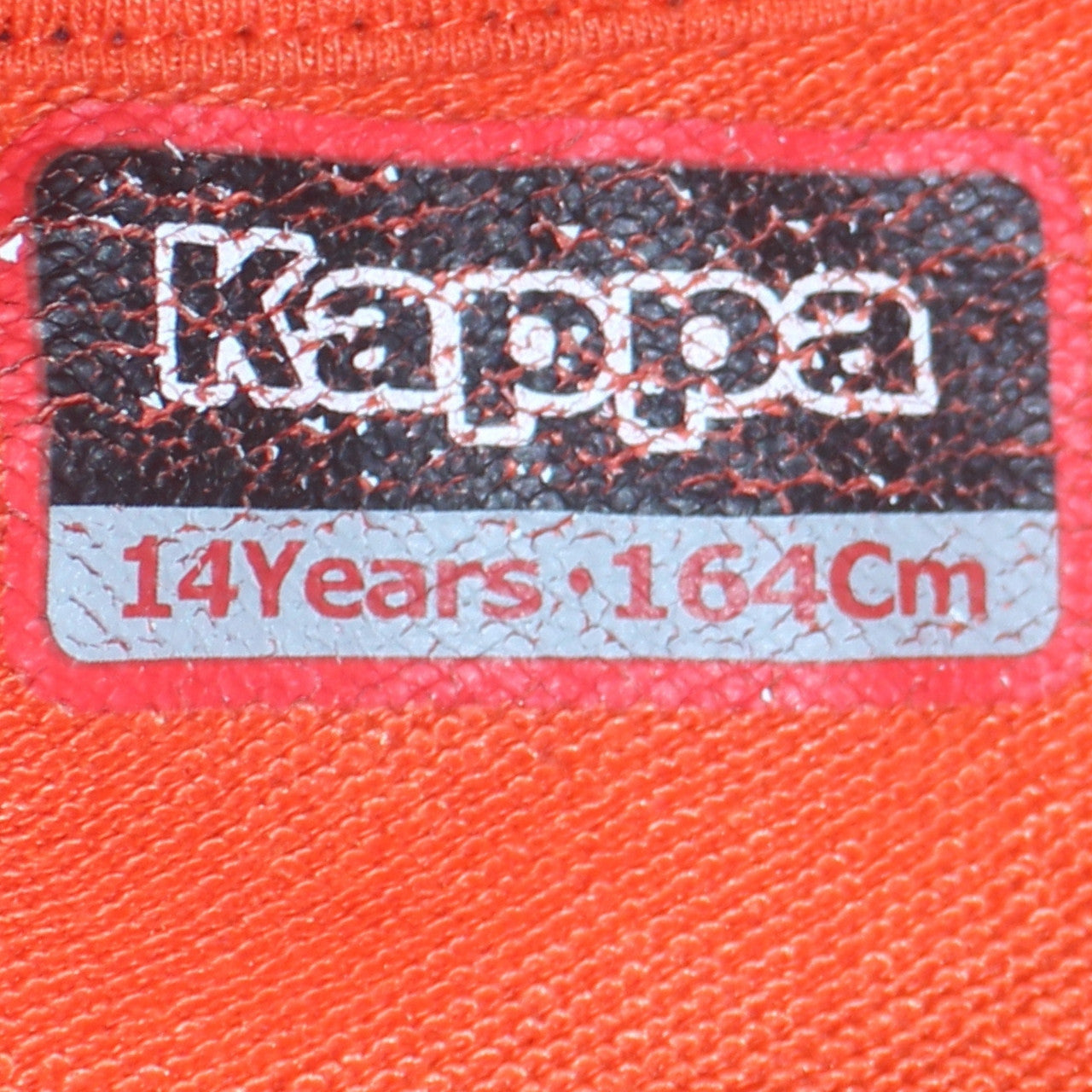 Kappa Boys Orange & Navy Full Zip Hoodie 14 Years 164cm Cotton Blend
