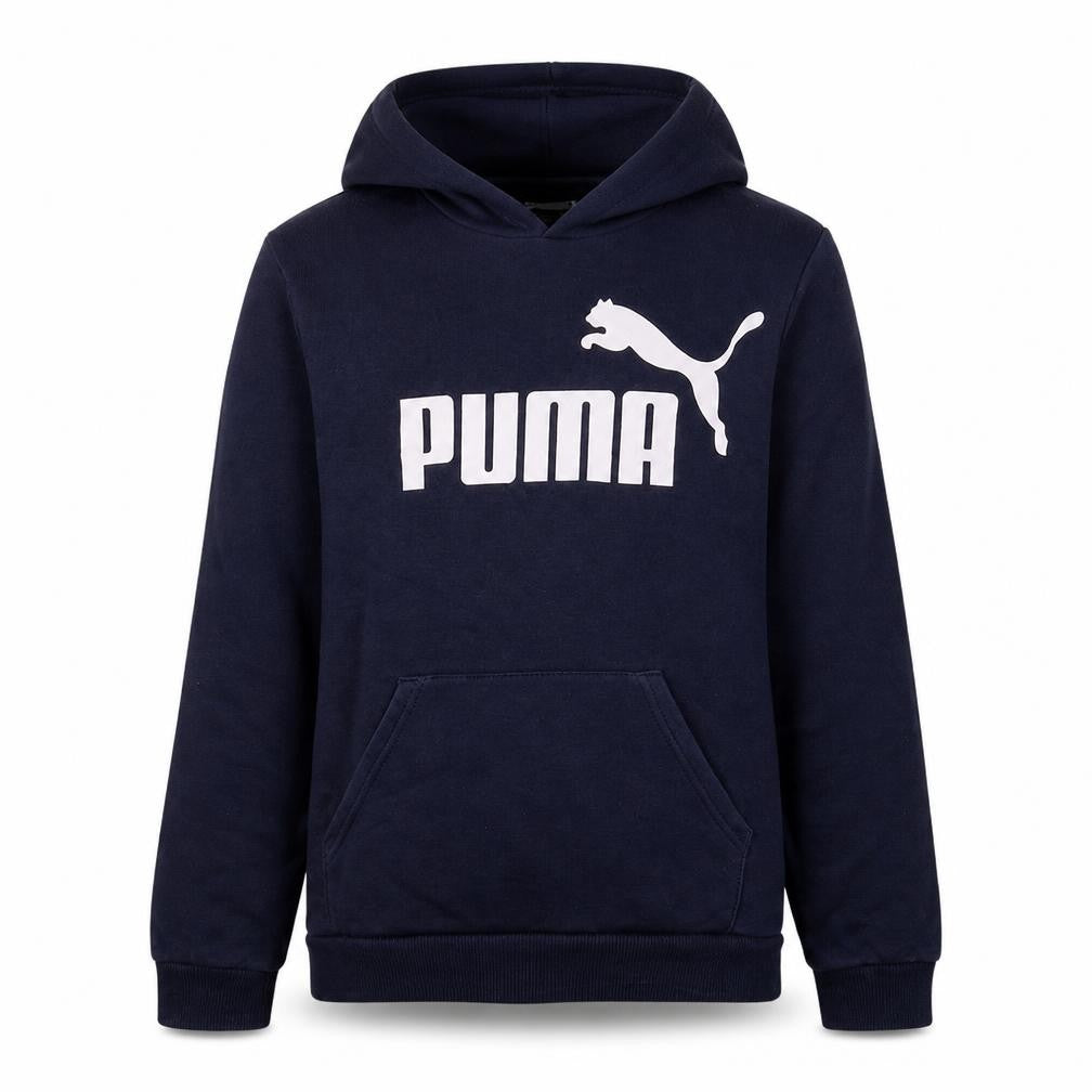 Puma Boys Navy Blue Pullover Hoodie 15-16 Years Logo Design
