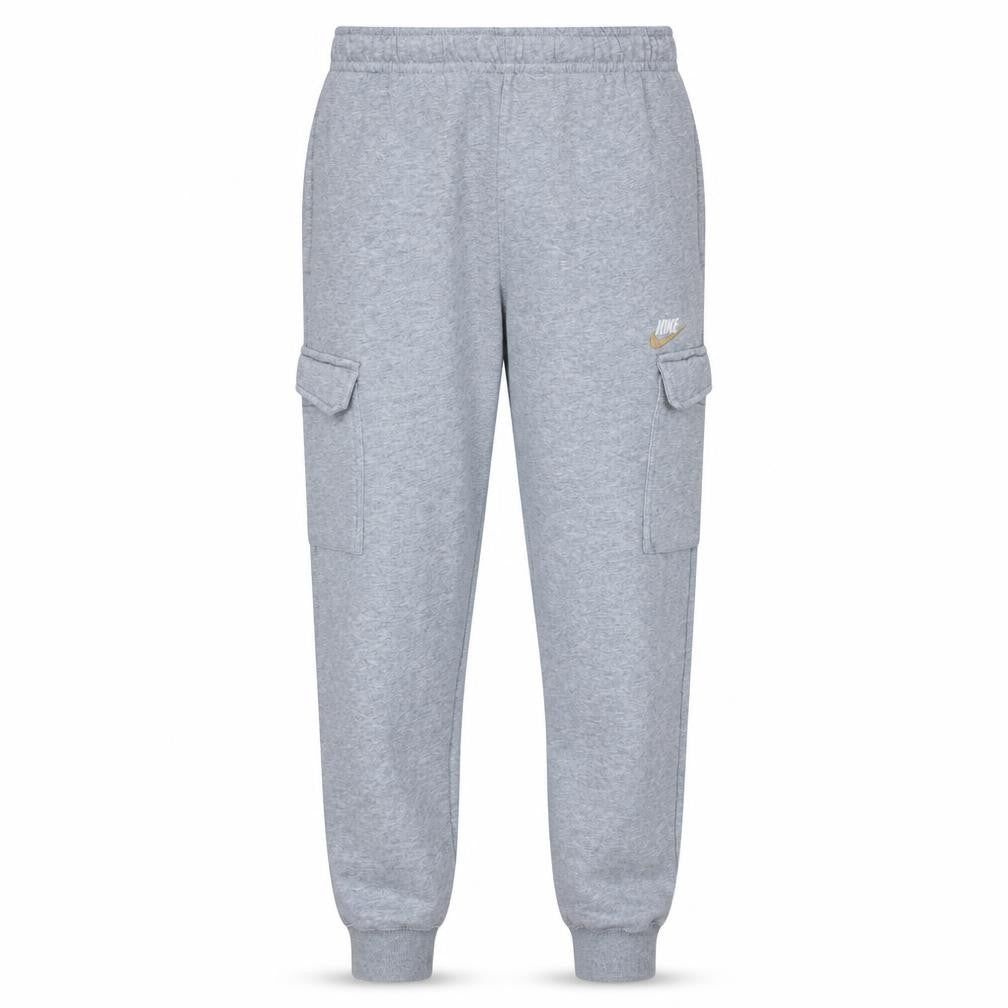 Nike Men's Grey Jogger Trousers M Regular Fit Cotton Blend
