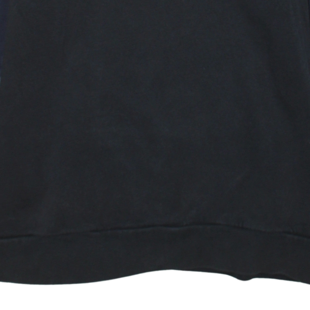 Adidas Boys Navy Black Colourblock Sweatshirt XL 15-16 Years Long Sleeve