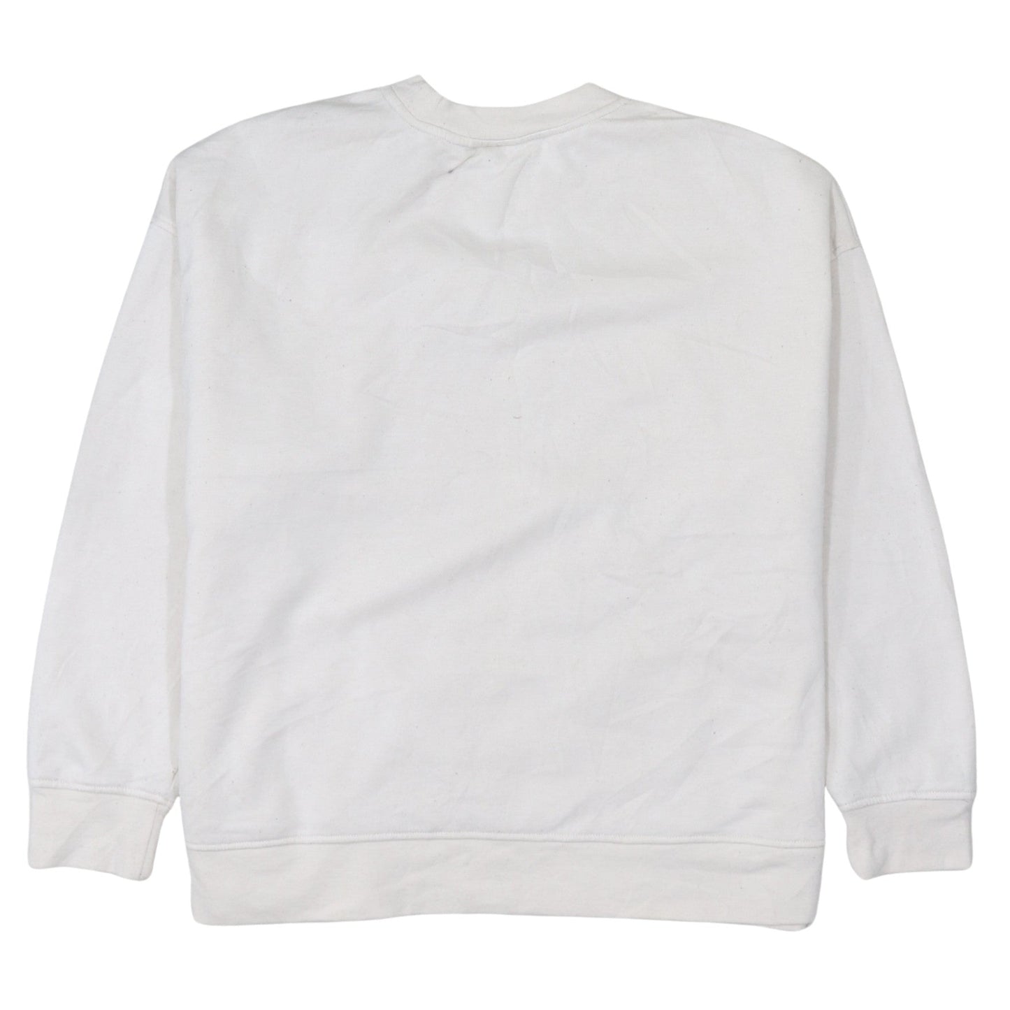 Disney Womens Ivory Mickey Mouse Graphic Pullover Sweatshirt XL