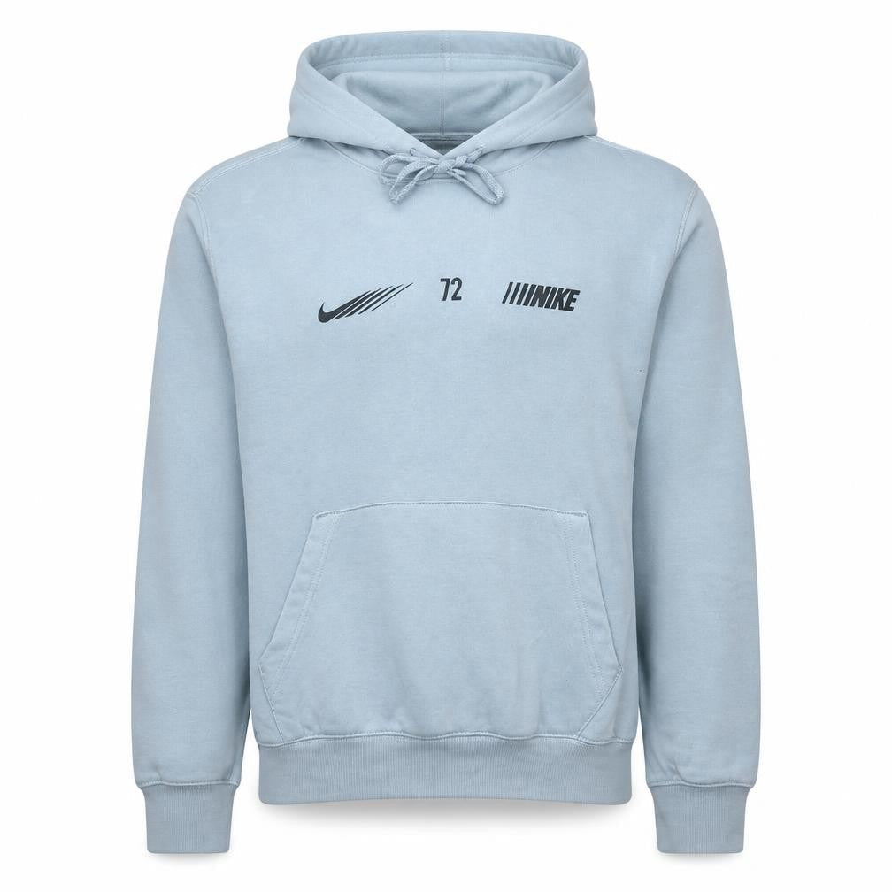 Nike Mens Grey Small Pullover Hoodie Graphic Print Sportswear