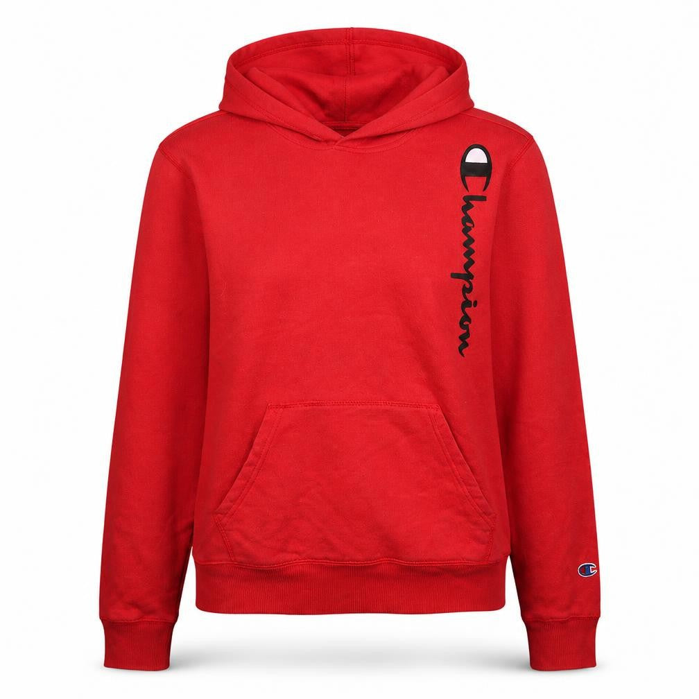Champion Womens Red XL Pullover Hoodie Sweatshirt Casual Athletic