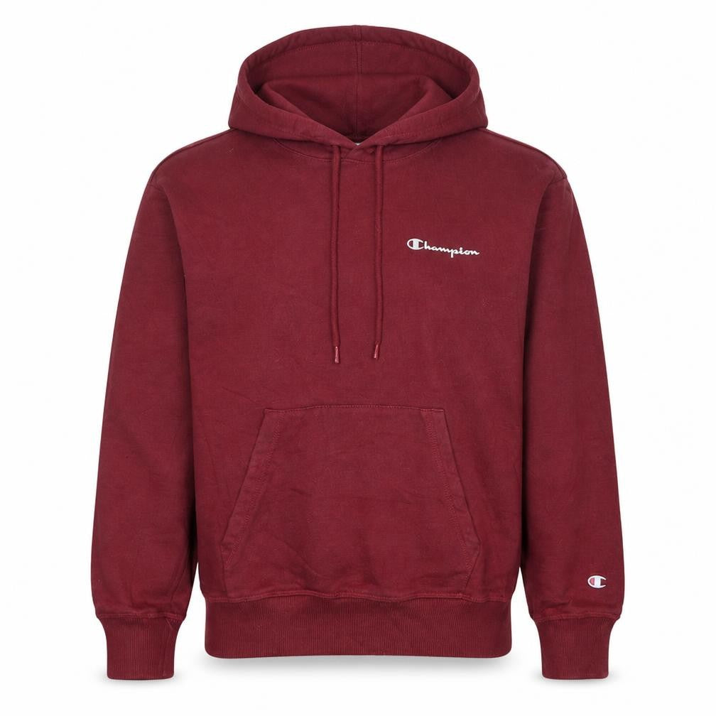 Champion Men's Red Small Pullover Hoodie with Logo