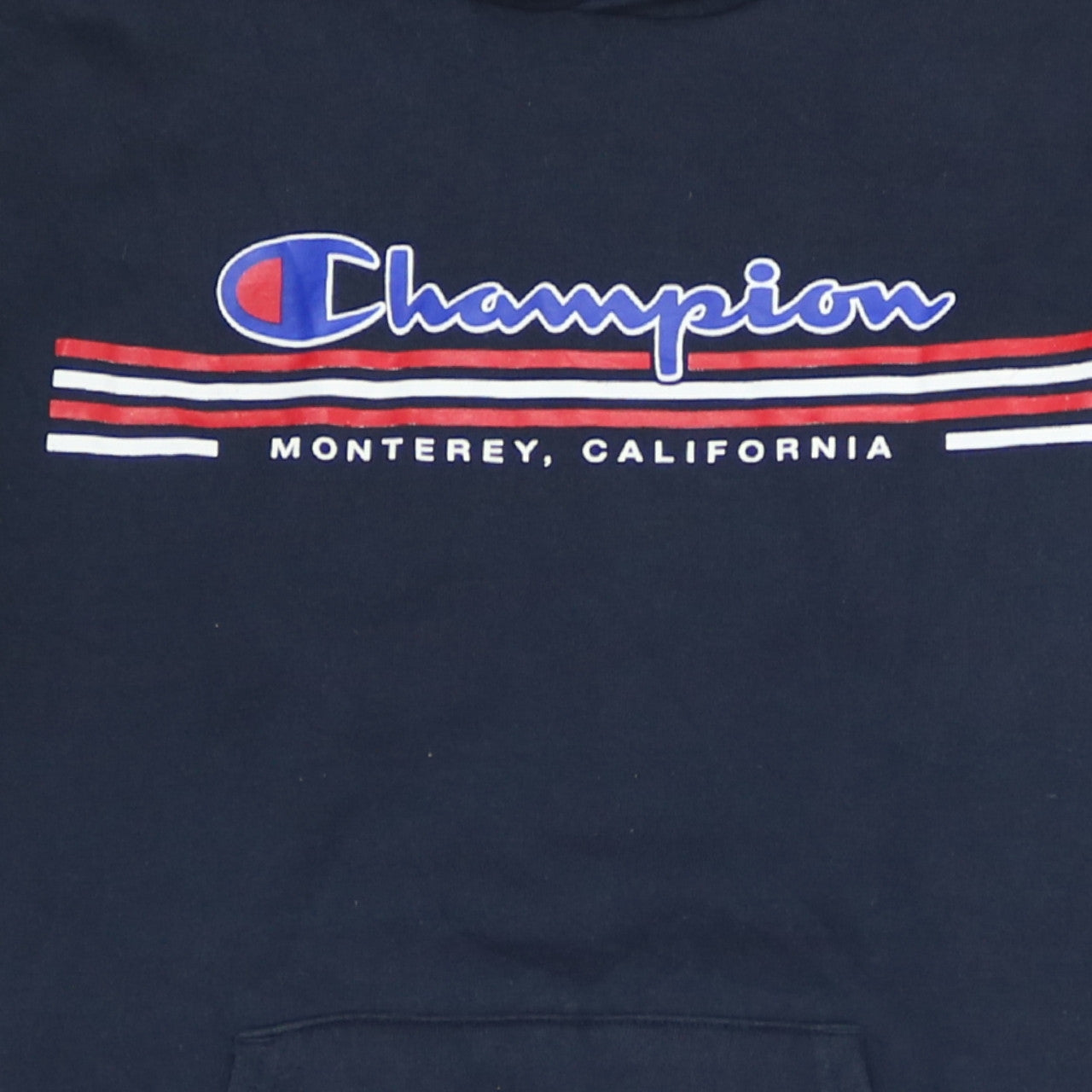 Champion Men's Blue XS Pullover Hoodie Monterey California Logo