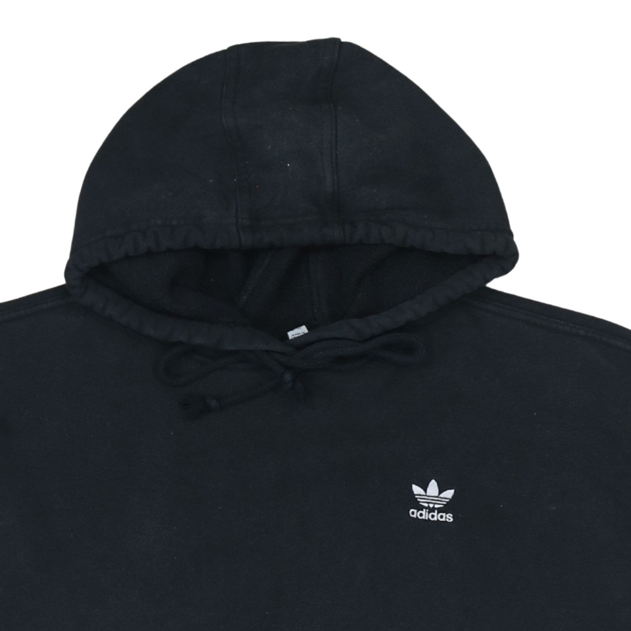 Adidas Womens Black Size 10 Pullover Hoodie with Logo Detail