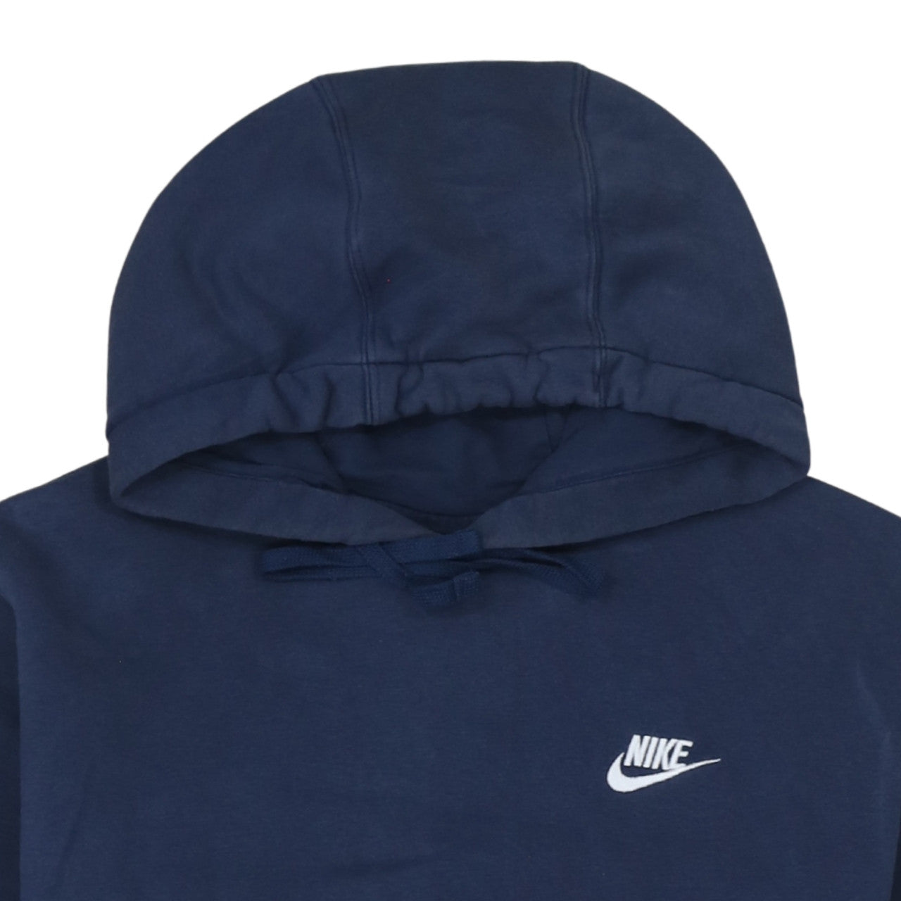 Nike Men's Blue Pullover Hoodie S Fleece Logo Sportswear