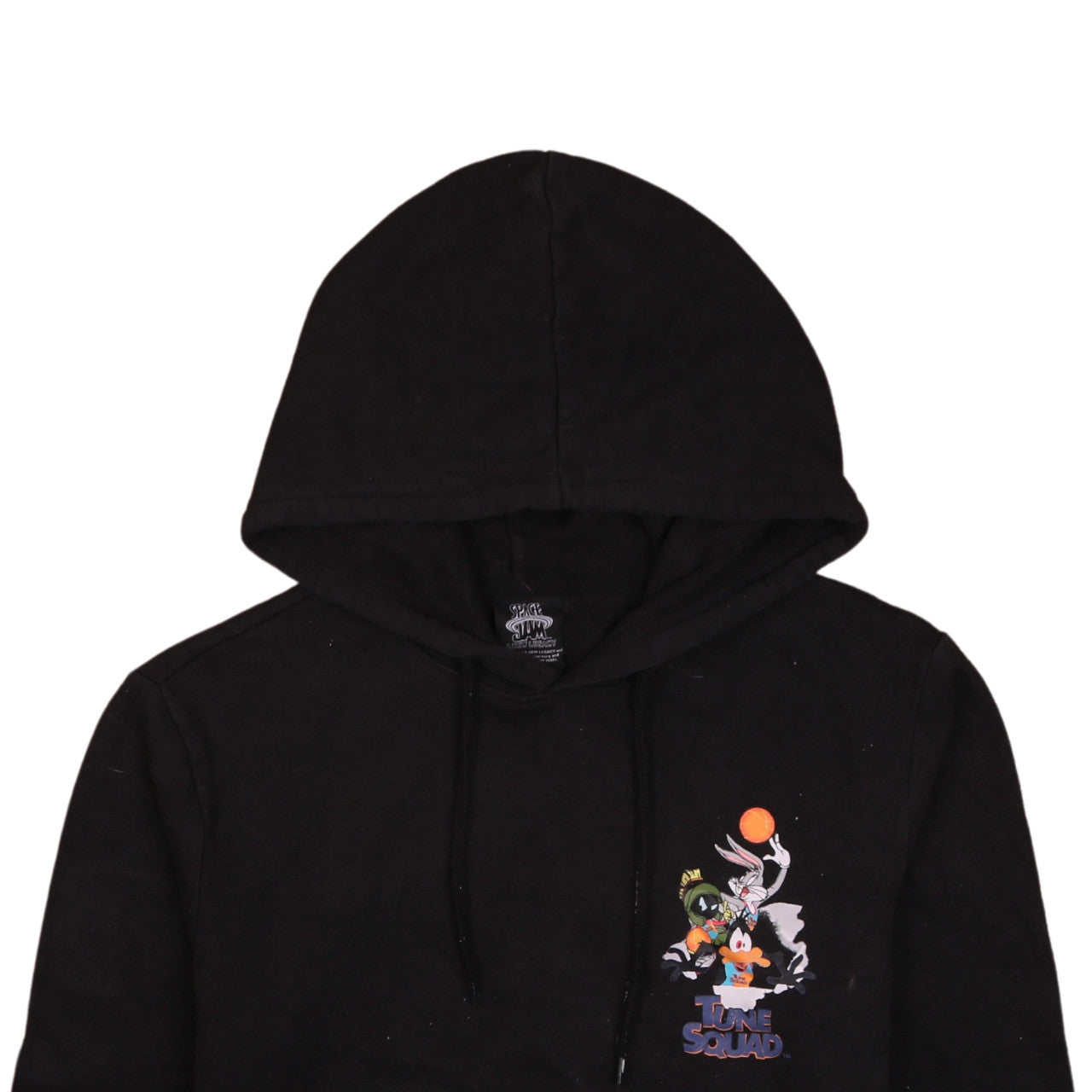 Space Jam A New Legacy Women's Black Hoodie Small Tune Squad Graphic Pullover