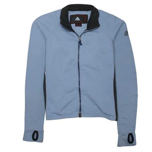 Nike ACG Women Blue Full Zip Thermal Sweatshirt Size M