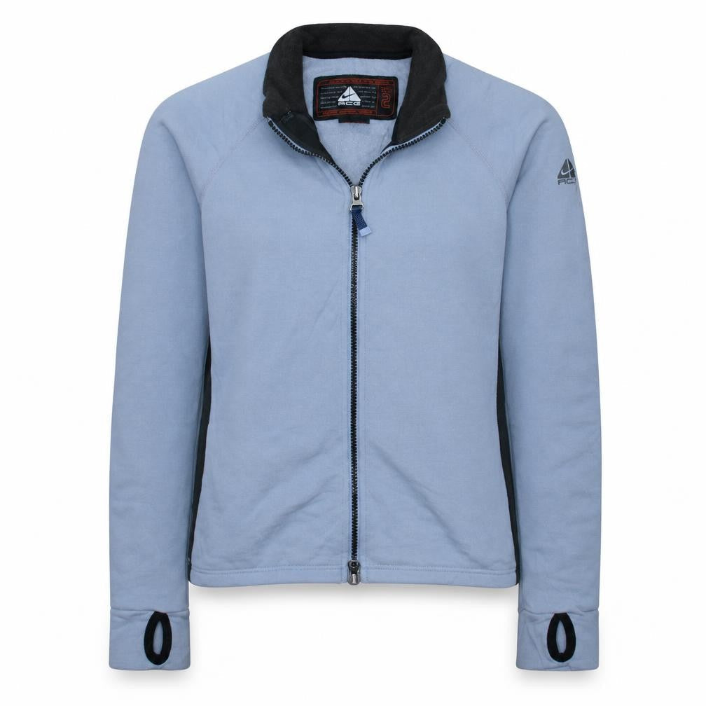 Nike ACG Women Blue Full Zip Thermal Sweatshirt Size M