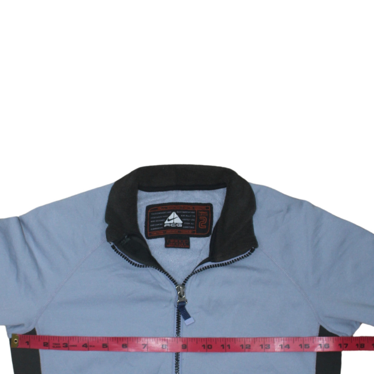 Nike ACG Women Blue Full Zip Thermal Sweatshirt Size M