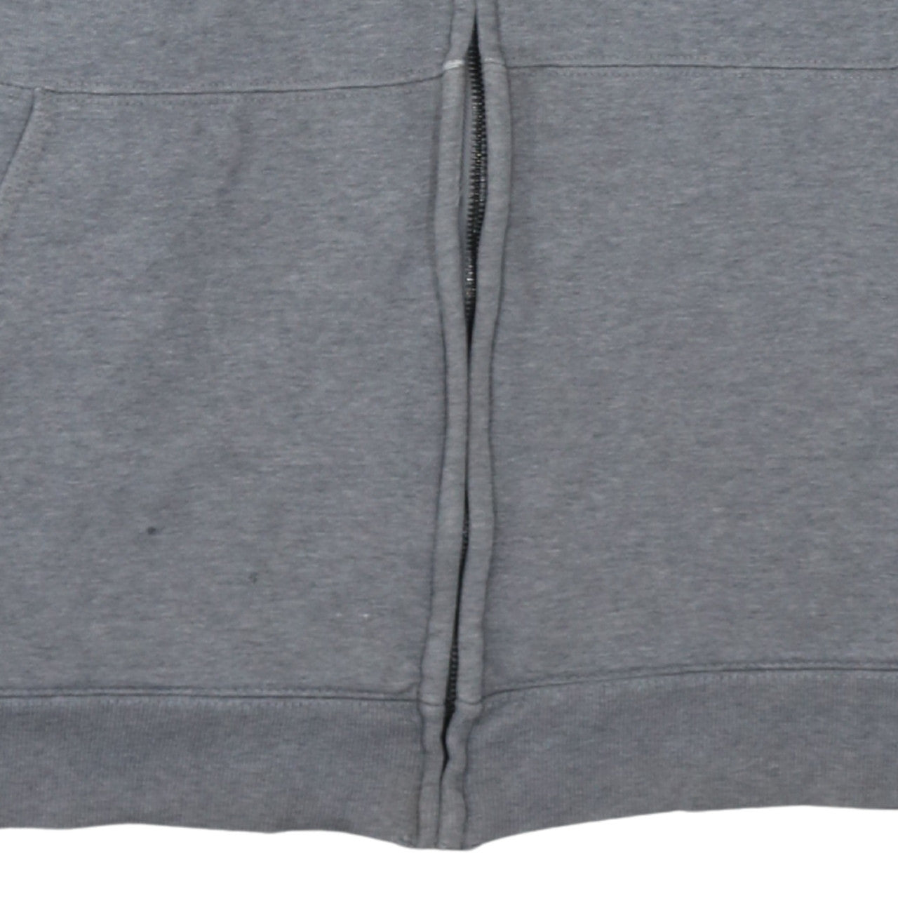 Adidas Men’s Grey Full Zip Hoodie M Regular Fit Fleece Sweatshirt