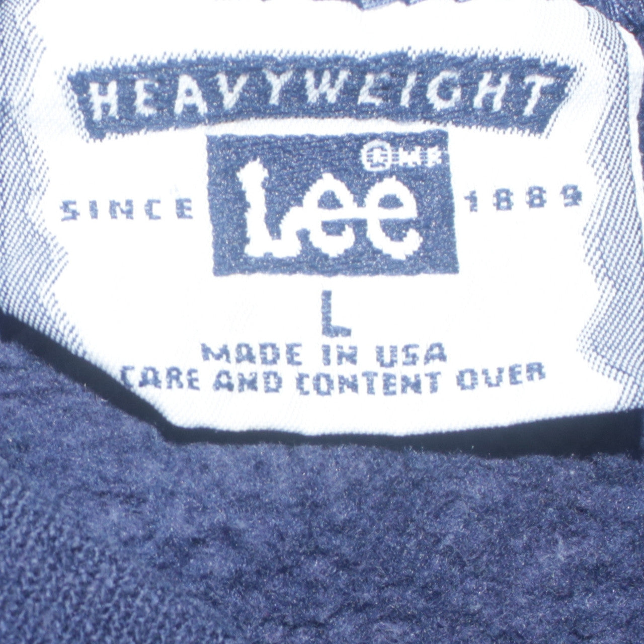 Lee Women’s Navy Blue New York Embroidered Pullover Sweatshirt L