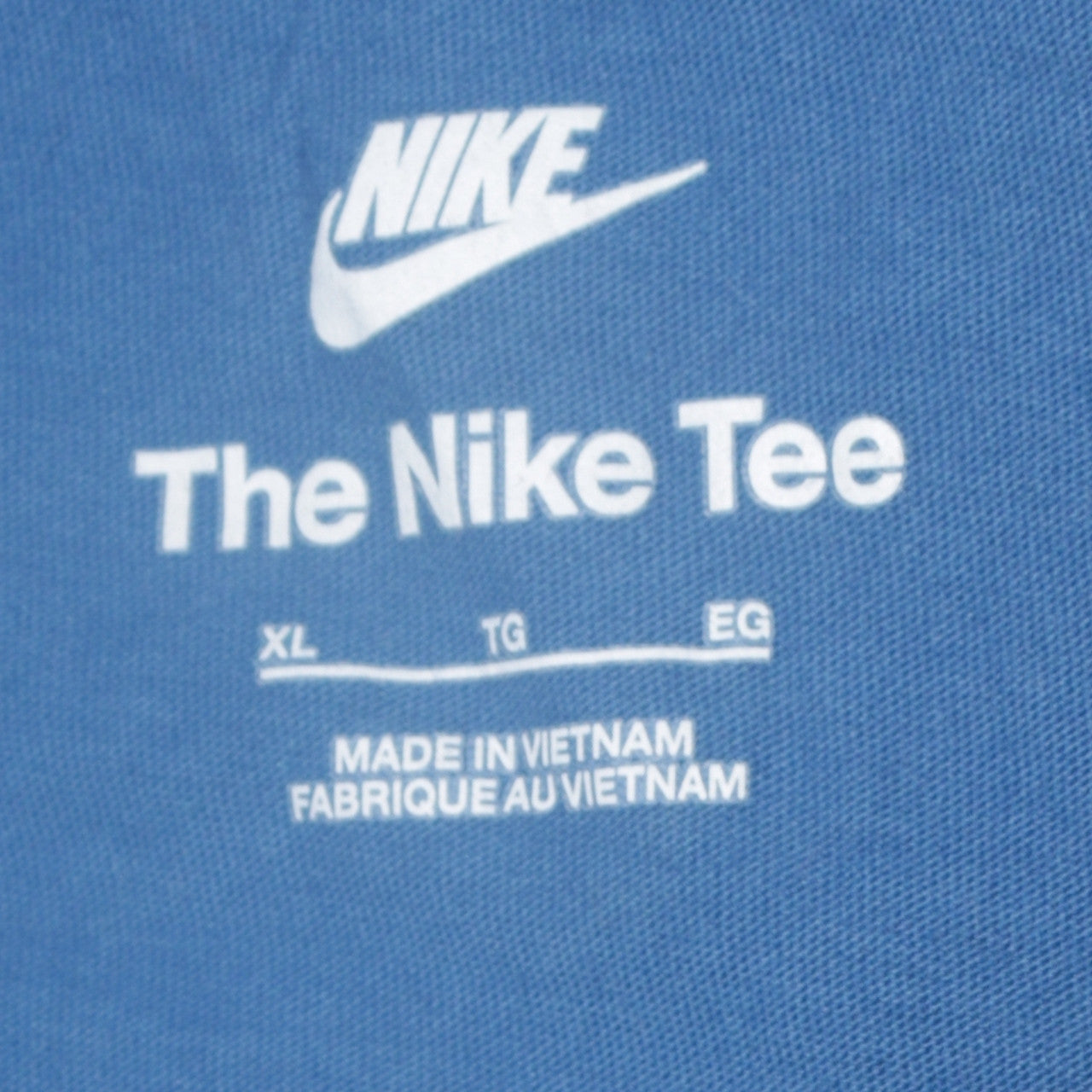 Nike Men's Blue XL Crew Neck Sports T-Shirt