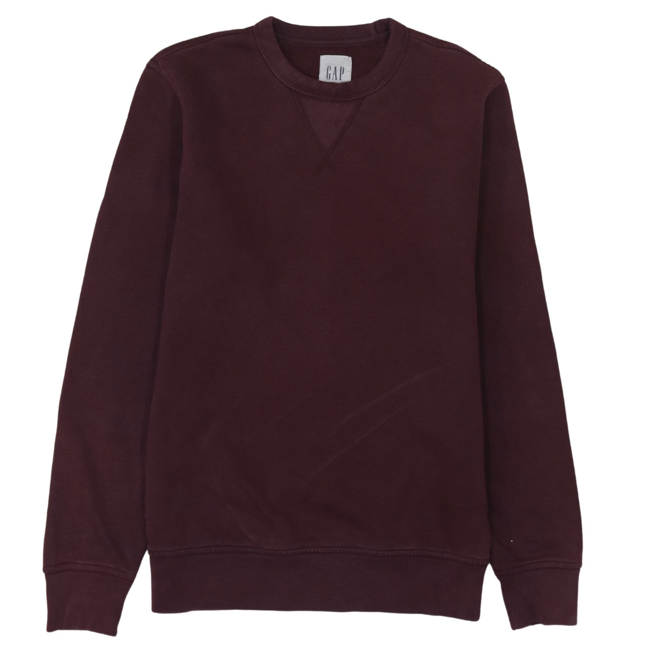 GAP Men's Brown Crew Neck Fleece Sweatshirt XS Regular Fit