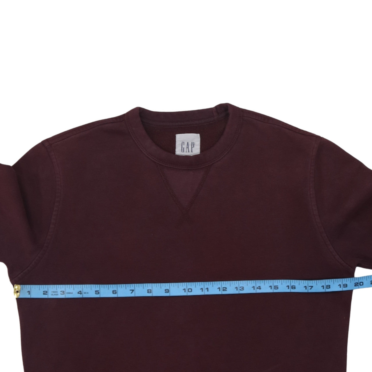 GAP Men's Brown Crew Neck Fleece Sweatshirt XS Regular Fit