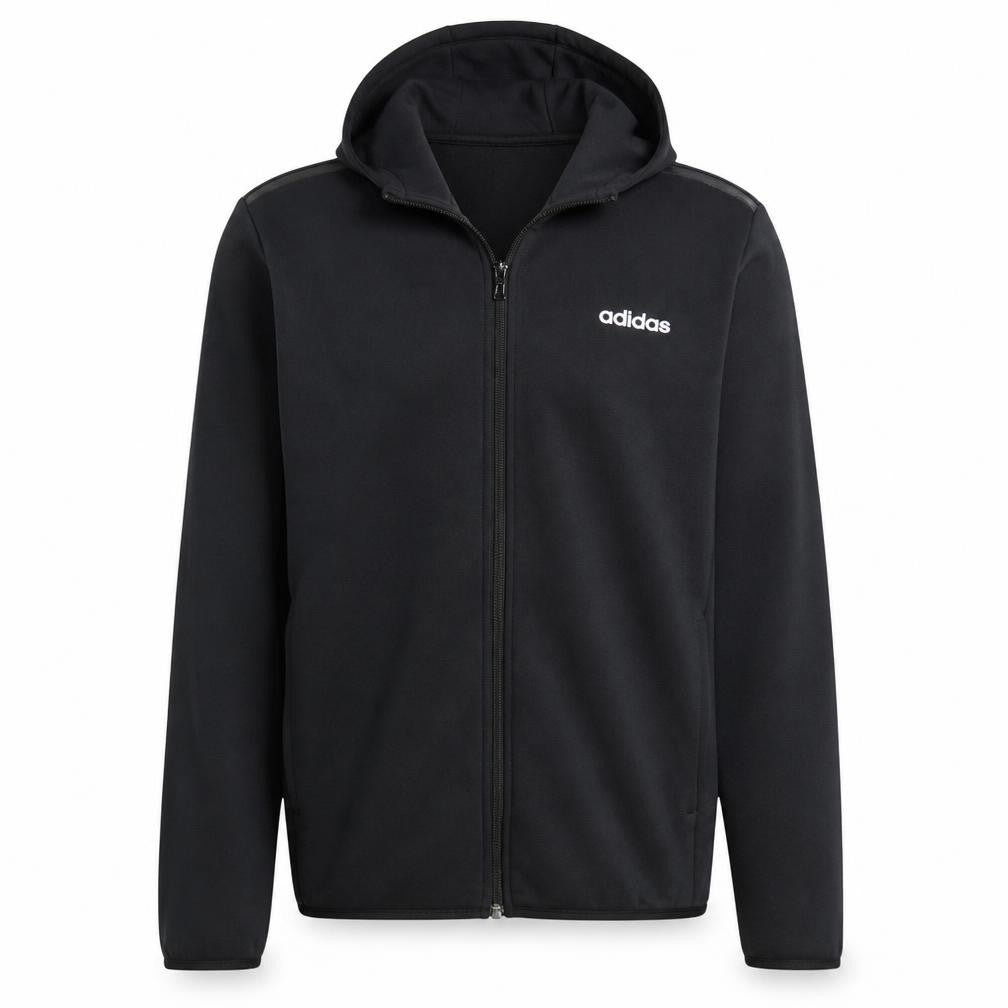 adidas Men's Black Full Zip Hoodie Size M Active Sportswear