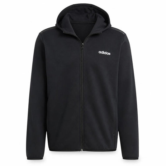adidas Men's Black Full Zip Hoodie Size M Active Sportswear
