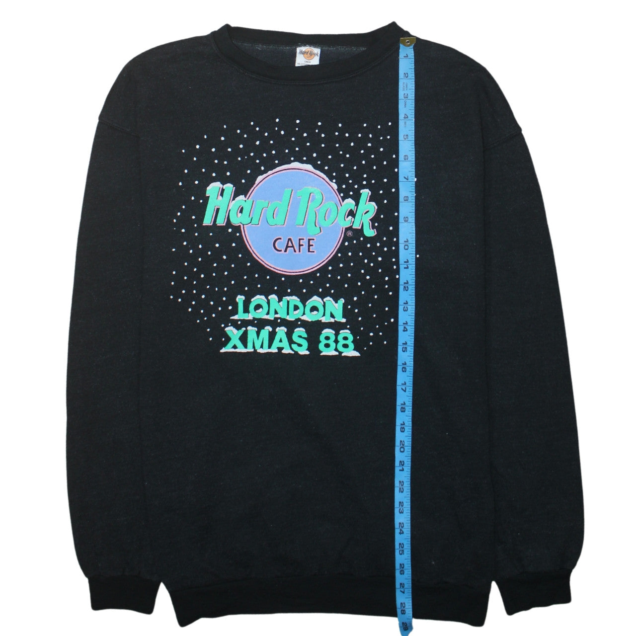Hard Rock Cafe London Men's Black L Vintage 80s Sweatshirt