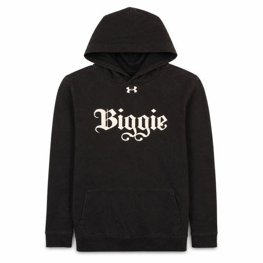 Under Armour Boys Black ColdGear Pullover Hoodie YXL Biggie Graphic