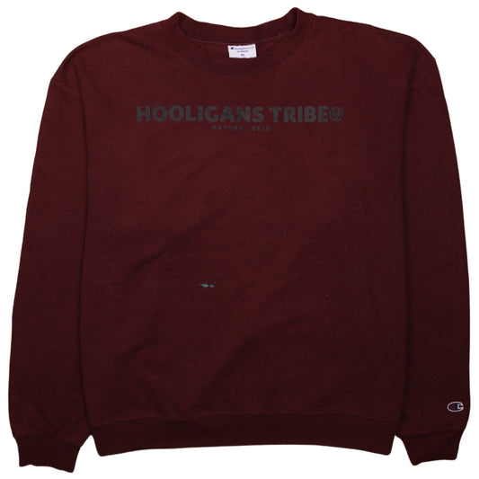 Champion Men’s Red XL Pullover Fleece Sweatshirt Crew Neck