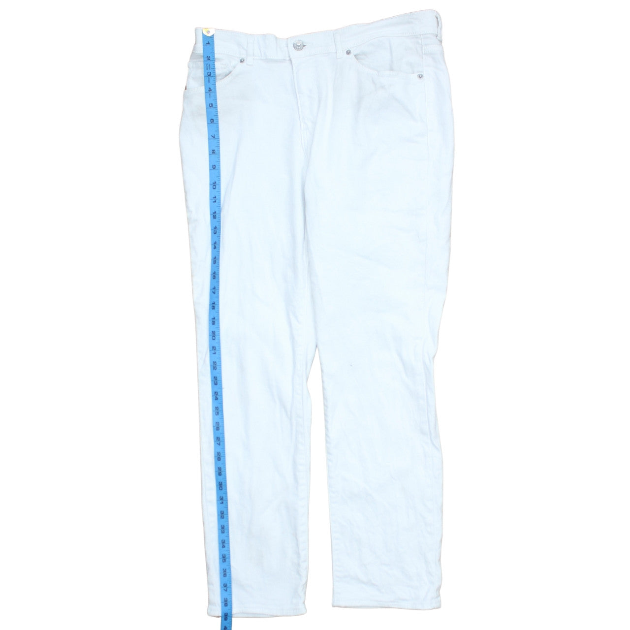 Levi's Women's White Classic Straight Denim Jeans Size 32