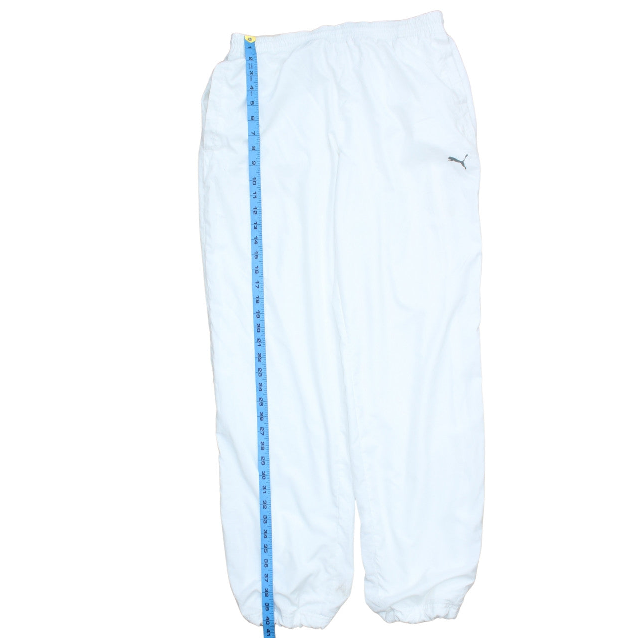 Puma Men's White Lightweight Track Pants Size S
