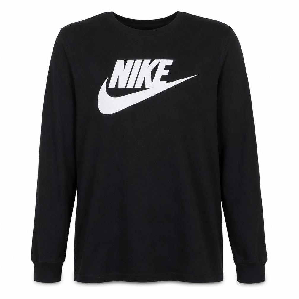 Nike Men's Black Long Sleeve Athletic T-Shirt Size S