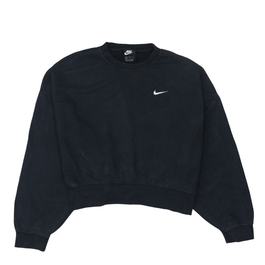 Nike Women's Black Crew Neck Pullover Sweatshirt Size M