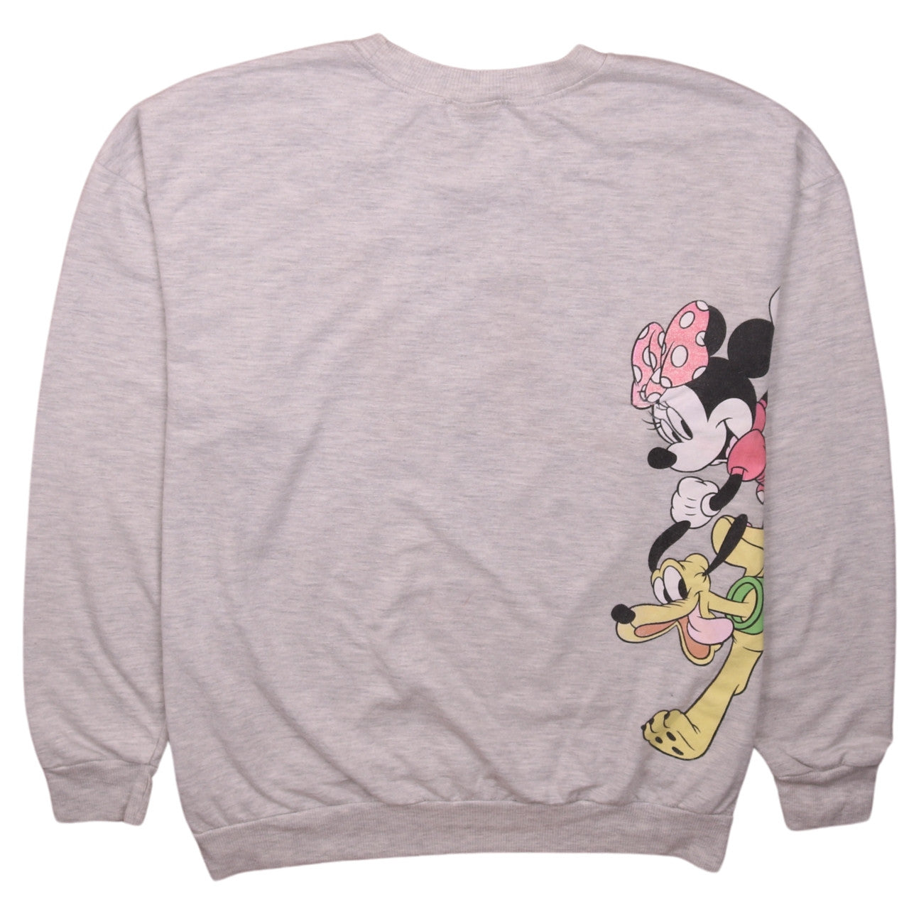 Disney Womens Grey Mickey & Friends Sweatshirt Size 11/13 Pullover
