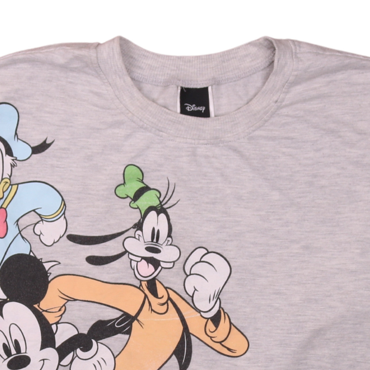 Disney Womens Grey Mickey & Friends Sweatshirt Size 11/13 Pullover