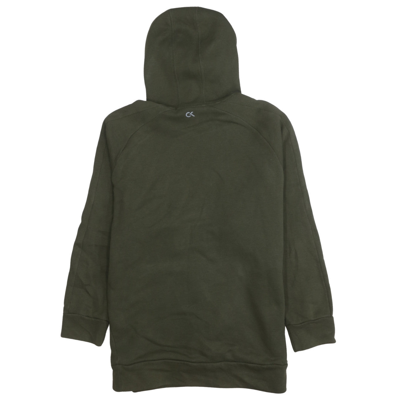 Calvin Klein Men's Green Pullover Hoodie XS Regular Logo Comfort