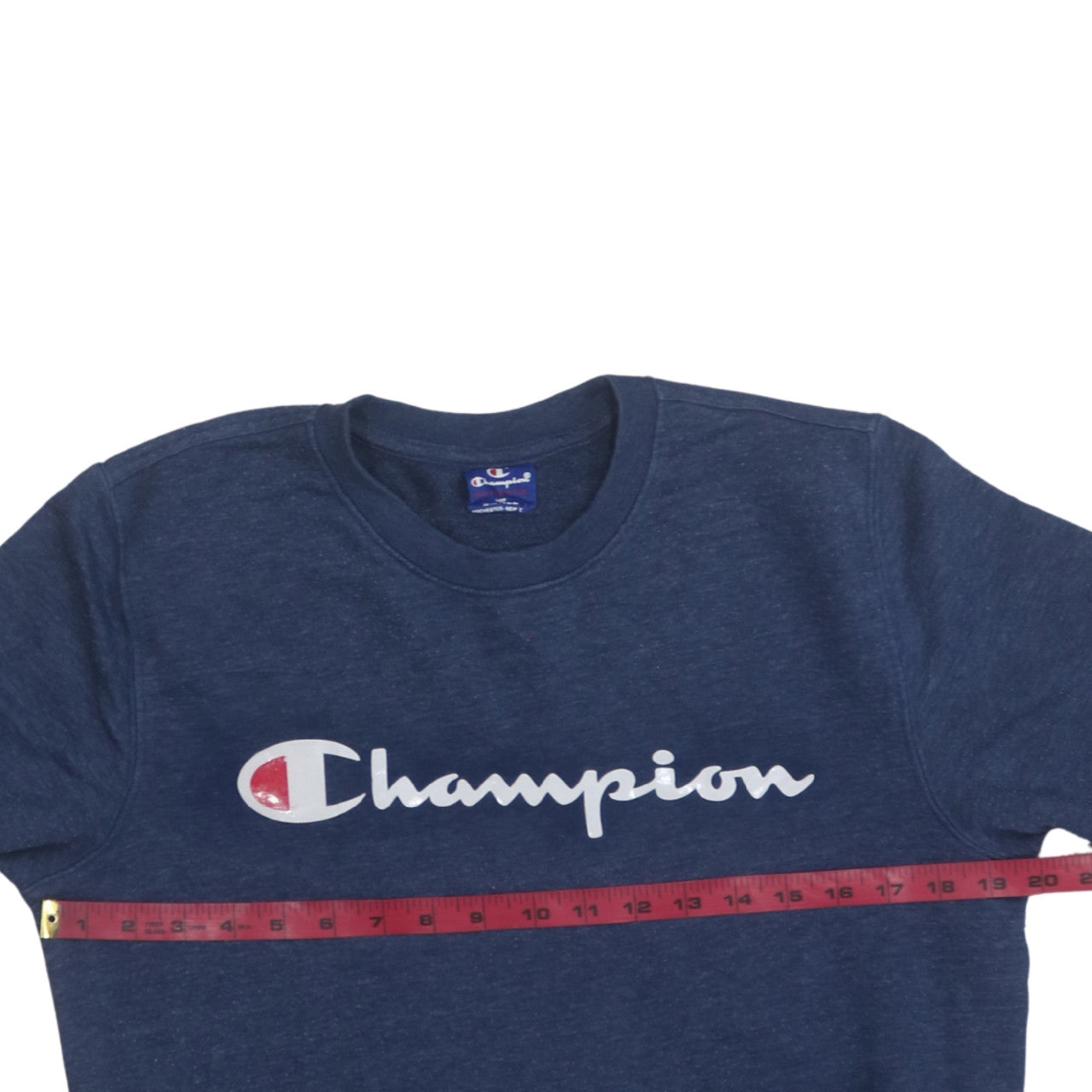 Champion Men's Blue Small Pullover Crew Neck Sweatshirt
